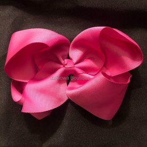 Raspberry 6" Boutique Bow  -kids-  4B2064  Handmade NWT Boutique